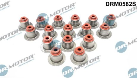 Комплект сальників клапанів 16шт. DRMOTOR Dr.Motor Automotive DRM0582S