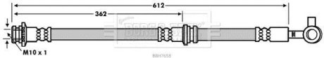 Тормозной шланг FRONT RH BORG&BECK BORG & BECK BBH7658