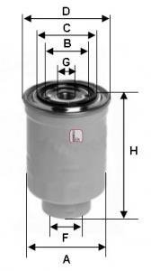 Фильтр топливный Sofima S4392NR