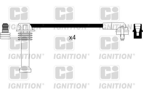 Ккомплект проводов зажигания Quinton Hazell XC402 (фото 1)
