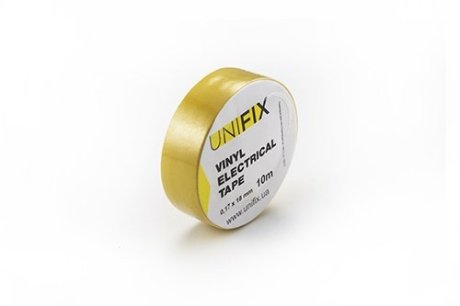 Изолента 0,17мм*18мм*25м желтая (пач 10шт) UNIFIX UNIFIX- Турция ETU-25Y