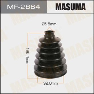 Пыльник ШРУСа (пластик) + спецхомут HONDA ACCORD VIII Masuma MF2864 (фото 1)