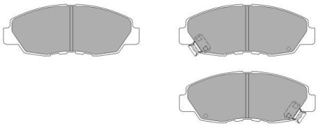 Колодки тормозные передние FBP-1529 Fremax FBP1529 (фото 1)