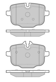 Колодки тормозные задние FBP-1966 Fremax FBP1966 (фото 1)